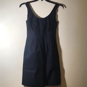J Crew Suiting Cotton Navy Blue Dress SZ 0 Q1